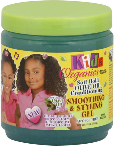 Kids Organics by Africa's Best Olive Oil Smoothing & Styling Gel – 15 oz